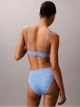Бюстгальтер без кісточок бавовняний Calvin Klein 907499884 S Блакитний (1162890707) - зображення 2