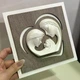 Ікона Свята Родина скульптура кераміка на дереві в білій рамі Valenti R18235 1 - зображення 3