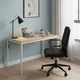Письменный стол Art in Head Brevity Loft standart 1400х750х670 Дуб Эвок/Белый металл (TB04100000010) - изображение 4
