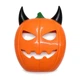 Маска карнавальная Тыква с рожками на Хэллоуин Halloween - изображение 3