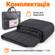 Одеяло 200х220 Ruhhy утяжеленное гравитационное 10 кг успокаивающее серое эффект глубокого давления для сна - изображение 5