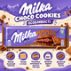 Шоколад молочный Milka Choco Cookies с печеньем хрустящими кусочками большая десертная плитка для чая кофе сладкого перекуса 300 г - изображение 2