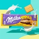 Шоколад молочный Milka Choco Biscuit с бисквитом хрустящей начинкой большая десертная плитка для чая кофе и сладкого перекуса 300 г - изображение 7