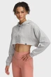 Жіноче світло-сіре худі UA Icon Terry Crop Hoodie Under Armour M 1389640-011 - изображение 1
