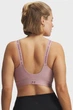 Жіночий рожевий топ UA Infinity High Zip 2.0 Bra Under Armour XS D-DD 1384118-673 - зображення 2