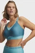 Жіночий блакитний топ UA Infinity High 2.0 Bra Under Armour M A-C 1384112-466 - изображение 2