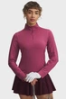 Жіночий рожевий лонгслів UA Drive 1/4 Zip Under Armour S 6003797-659 - зображення 1