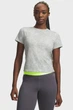 Жіноча сіра футболка UA Velociti Pro Print SS Under Armour XS 6012729-069 - изображение 1
