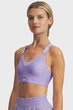 Жіночий бузковий топ UA Infinity High 2.0 Bra Under Armour XS D-DD 1384112-538 - изображение 1