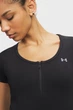 Жіночий чорний топ Vanish Seamless Crop Zip SS Under Armour XL 6009992-001 - изображение 3