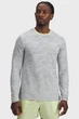 Чоловічий світло-сірий камуфляжний лонгслів UA Halo Jacquard LS Under Armour S 6011055-110 - зображення 1