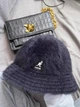 Панама Kangol пушистая с округлой верхушкой черная 56-58 см (PN02) - изображение 2
