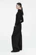 Джинси жіночі COS wide-leg drawstring trousers 1258151003 Eur 40 Чорний - изображение 4