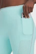 Женские бирюзовые тайтсы UA Halo Jacquard Legging Under Armour S 6011037-361 - изображение 4