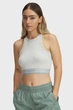 Жіночий м'ятний топ UA Meridian Rib Branded Tank Under Armour M 1389641-377 - зображення 1