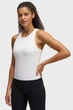 Женская белая майка Motion High Neck Tank Under Armour LG 1390367-100 - изображение 1