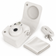 Чохол для фотоапарата Fujifilm Instax Mini 13/12/11/9 Whitе + серветка з мікрофібри (mrk5726) - зображення 2
