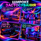 Гибкая умная неоновая LED-лента Smart Neon RGB-IC Magic 10 м, USB Bluetooth, 5 В, RGB-подсветка с управлением телефоном и пультом - изображение 3
