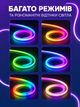 Гибкая неоновая LED-лента LONGITUD 10 м RGB с управлением через смартфон, USB Bluetooth, IP68, пульт дистанционного управления - изображение 7