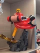 Аниме фигурка Наруто Naruto Uzumaki Узумаки коллекционная статуэтка 3д персонажа из аниме 23см манги с эффектом пламени на подставке - изображение 5