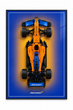 Настенная LED рамка-подставка с подсветкой для конструктора LEGO Technic McLaren Formula 1 - изображение 1