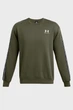 Чоловічий зелений світшот UA Icon Fleece Crew Taping Under Armour LG 1389357-390 - зображення 5
