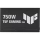 Блок живлення 750 Вт, Asus TUF Gaming EVO, Black, модульний, 80+ Gold, Active PFC, 135 мм, 2xMolex / 4xSATA / 1x16-pin / 2x6+2-pin / 2x4+4-pin / 1x20+4-pin, захист OPP/OVP/UVP/SCP/OCP/OTP, ATX 3.1 (TUF-GAMING-750G-EVO) - изображение 2