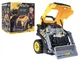 Ciężarówka Mały Mechanik Rozkręcany Silnik Dym Światła Żółta (5903864965391) - obraz 1