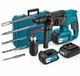 Перфоратор Boxer SR-083 аккумуляторный 24 В SDS-Plus 2.1 Дж 1100 об/мин Кейс сверла зарядное - изображение 7