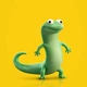 Іграшка Ящірка Том з мультфільму Стрибунці. 3D-Іграшка Lizard Tom Chill from Hoppers. - зображення 4