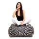 Прямоугольный пуф (ткань Zebra) 70-70-40 см - изображение 1