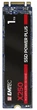 Dysk SSD Emtec X250 Power Plus 1TB M.2 2280 SATA III 3D NAND TLC (ECSSD1TX250) - obraz 3
