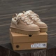 Угги жіночі Lowmel Sneaker Platform Beige натуральна замша та овчина 38р бежевий - изображение 8