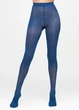 Женские матовые колготки 40 den из микрофибры Giulia SAMBA 40 Navy-peony 2, классические колготки без шортиков - изображение 5