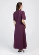 Жіноча бавовняна сукня максі Giulia STREET STYLE 8720/010 S Violet-grape, А-силует, повсякденна, фіолетова - зображення 4