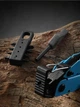 Мультитул 25-в-1 Multitool Pliers карманный туристический с плоскогубцами ножом кусачками отвертками битами и чехлом, sky-blue - изображение 9