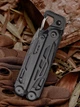 Мультитул 25-в-1 Multitool Pliers карманный туристический с плоскогубцами ножом кусачками отвертками битами и чехлом, Black - изображение 12