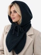 Капор жіночий Malisa Сан-Ремо 5-8034-DM-218 One Size Чорний - зображення 1
