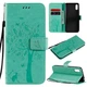 Чехол для Xiaomi Redmi 9A (рисунок кот и дерево) Turquoise (17080-32) - изображение 1
