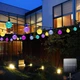 Солнечная гирлянда Bollengold 12 м, 100 LED, разноцветная, 8 режимов, IP65, для улицы и дома - изображение 1