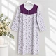 Женская тёплая байковая ночная рубашка хлопок ANDIN (253-9) р.52-54 (XL-2XL) разноцветная - изображение 2