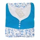 Женская тёплая байковая ночная рубашка хлопок ANDIN (253-6) р.48-50 (M-L) разноцветная - изображение 7
