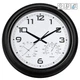 Годинник настінний Technoline 816722 Thermo-Hygro Black (816722) - изображение 2