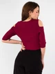 Блуза с открытыми плечами Vero Moda 316324525 XL (86254XL) Красный - изображение 2