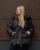 Зимний женский пуховик Tian Саманта-TNT One size шоколадный - изображение 1