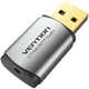 Звуковая карта Vention Audio USB - 1х3.5mm jack 4pin Metal (OMTP-CTIA) [176890] - изображение 1