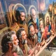 Стилизованная икона ТАЙНАЯ ВЕЧЕРЯ 20х30 см (СІ0073) - изображение 3