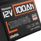 Аккумулятор LiFePO4 HUMSIENK 12V 100Ah 1280Wh литий железо фосфатный 12,8V для инвертора, ИБП и солнечной системы - изображение 5