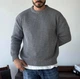 Свитер мужской вязанный GI Oversize XL серый - изображение 2