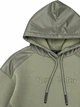 Костюм NEW COLOR женский тёплый спортивный прогулочный на флисе со вставками из плащевки L, 48 оливковый - изображение 4